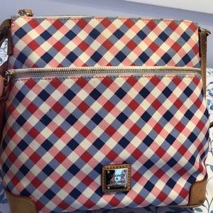 Dooney and bourke checkered crossbody